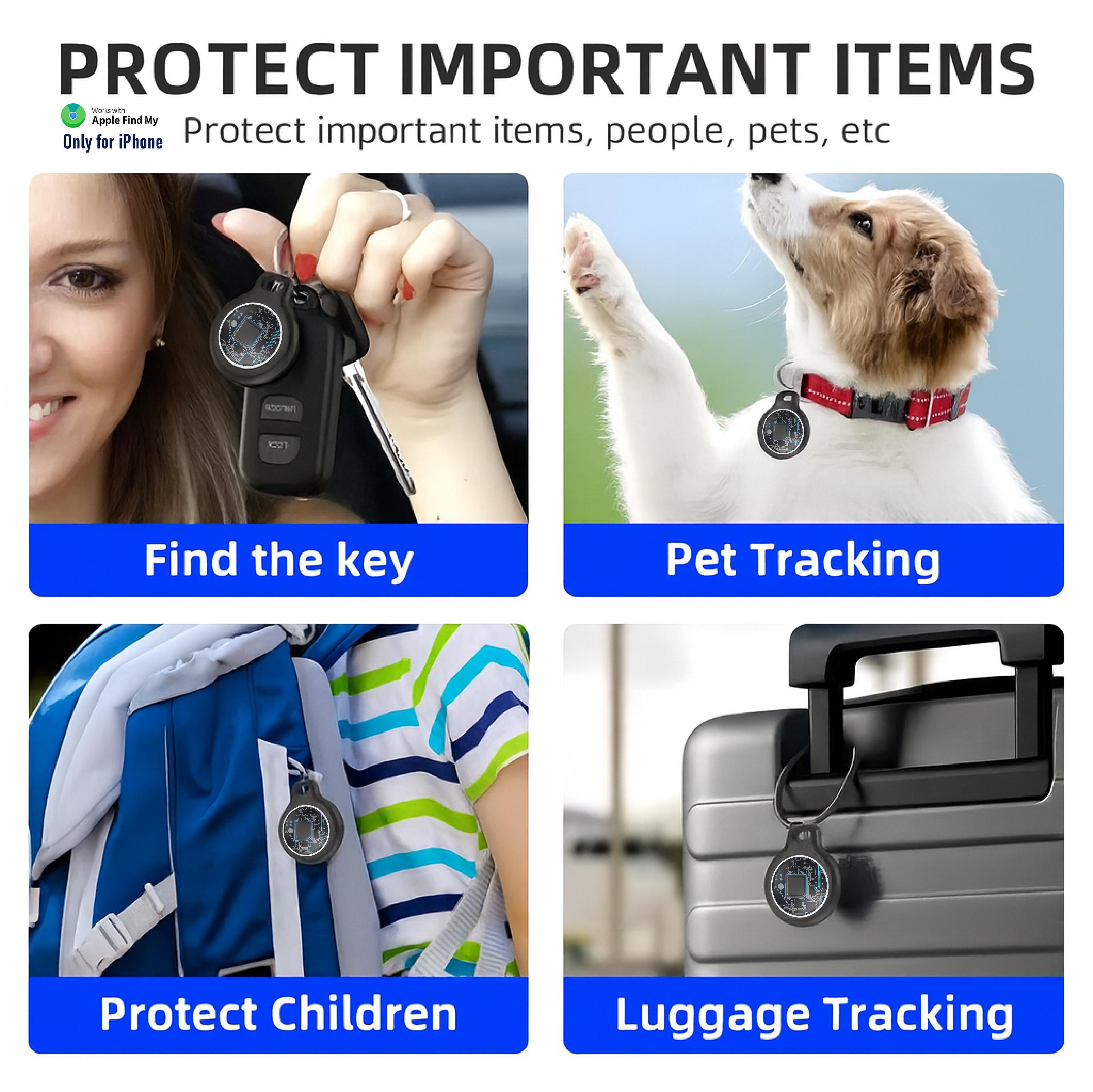 [Spring Deals] Coucur 2026 GPS Tracker(iOS Only) for Cars & Pets,Mini Trackers Device with Weatherproof Magnetic Case-No Monthly Fee-Best Hidden GPS Trackers,Global Coverage Location Tracker,Anti-lost Device,For Apple Find My (iOS Only) For iPhone