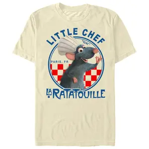 Men's Ratatouille Little Chef Remy Circle T-Shirt