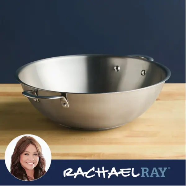 14-Inch Stainless Steel Induction Wok