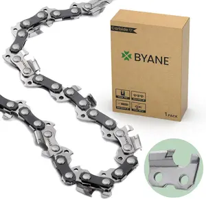 Carbide Chainsaw Chain 12 Inch, 3/8" LP Pitch, 043" Gauge, 45 Drive Links Fits Dewalt 20V DCCS620, Milwaukee M18 FUEL, Kobalt 1224, WG350/ 380, LCS1240 - DWO1DT612, R45 and More