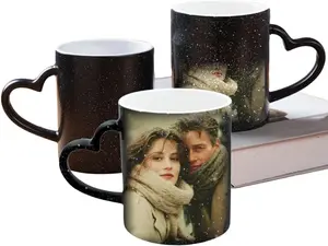 11oz Glossy Stylish Heart-Handle Custom Ceramic Coffee Mug - Funny Retirement Design, Reusable Unisex Personalized Gift, HD Heat Transfer Print for Office Coffee, Tea & Drink Use