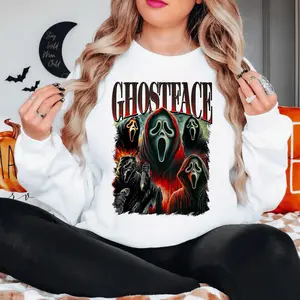 Halloween KiIIers Characters Haunted Pumkin Season Spooky Sweatshirt Hoodie T Shirt Breathable Fabric Hoodied Men & Women’s Sweatshirts