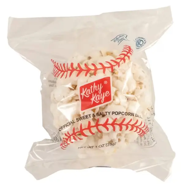 Kathy Kaye Baseball Sweet & Salty Popcorn Ball Packs - 18 Pc.