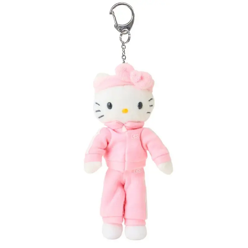 Hello Kitty Sporty Plush Mascot Keychain (Sanrio Closet Collection)