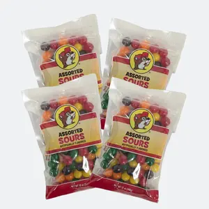 Buc-ee's Assorted Fruit Sours Chewy Candy Coated Fruity Flavors Sweet Sour Snack Perfect for Parties Movie Nights Travel or Gifting - Flavored