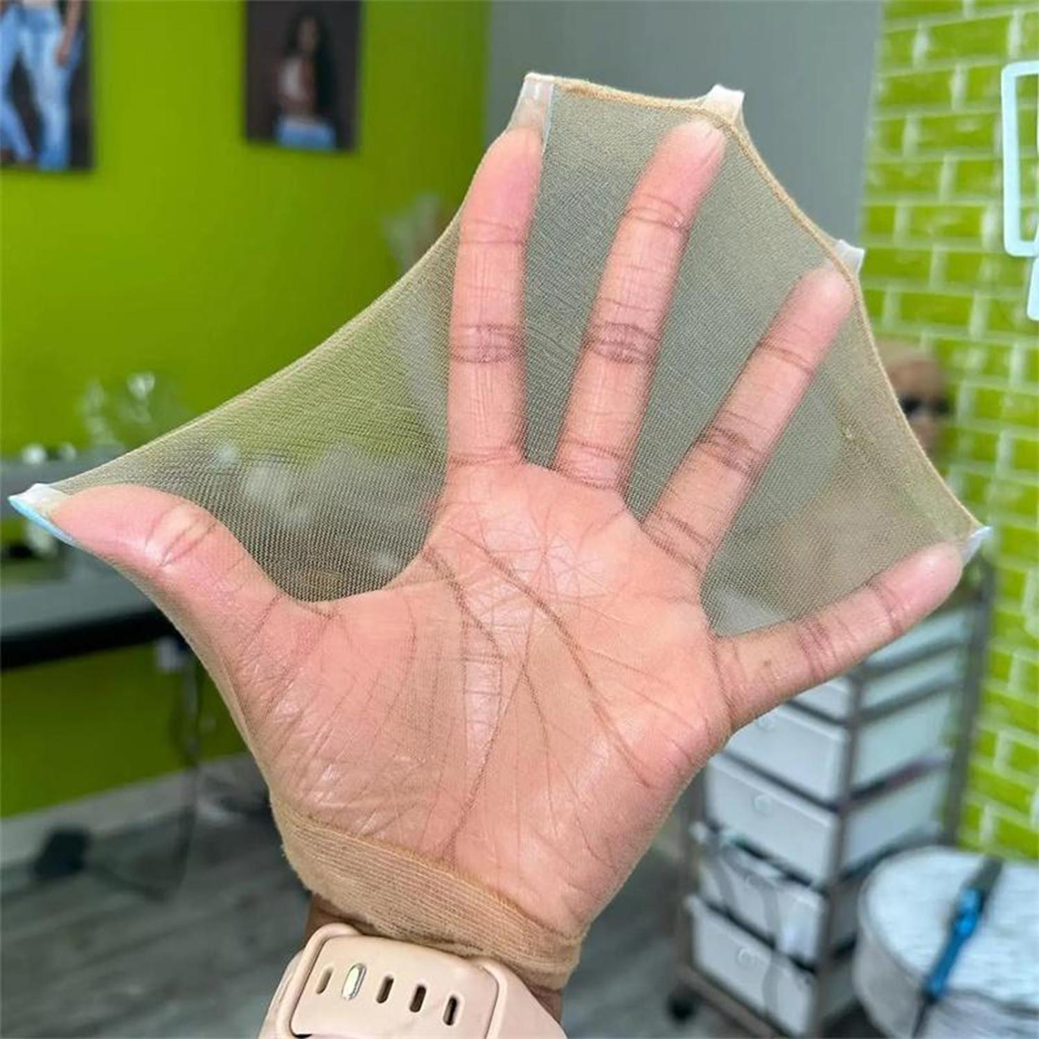 Transparent HD Wig Cap Thin Nylon Cap for Women(2 PCS),For Lace Front Thin Inbisible Breathable Bald Wig Cap,Suitable for Parties Weddings Graduations Cosplay