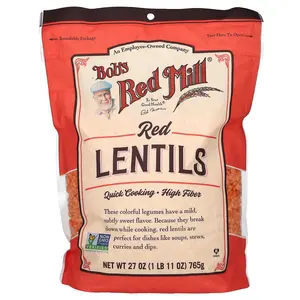 Bob's Red Mill Red Lentils, 27 oz (765 g)