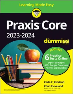 USED-PRAXIS Core 2023-2024 for Dummies with Online Practice by Kirkland, Carla C. (Paperback)