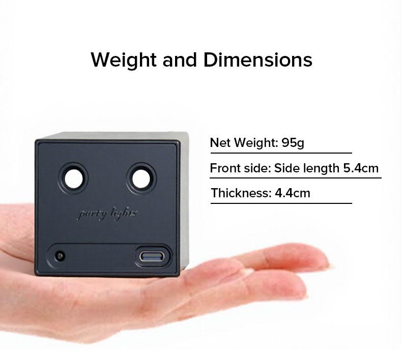 RGB Disco Party Light – Rechargeable & Portable, Perfect for Home, Party & Dance Floor，Outdoor Light