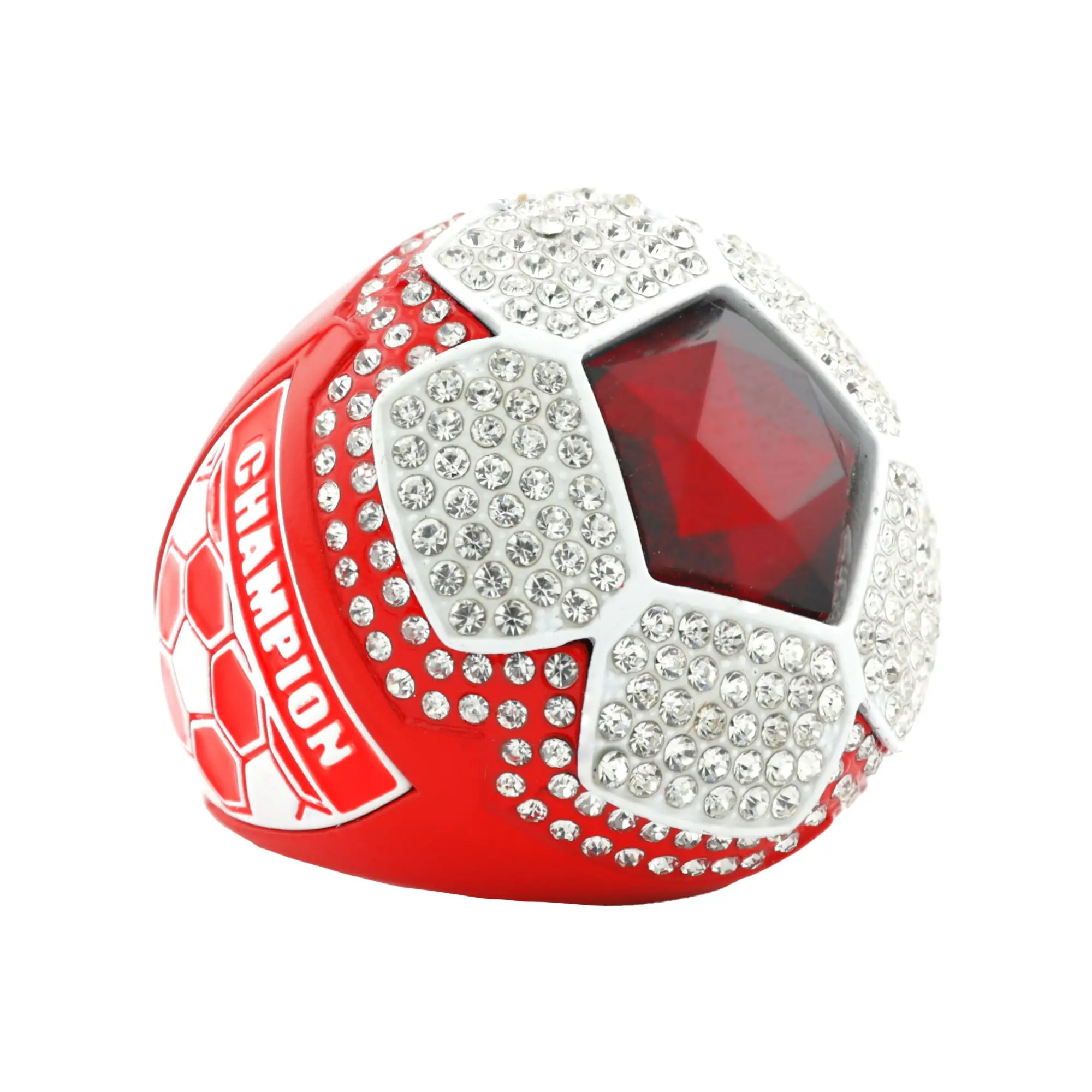 Soccer25 Red&White Champions Ring