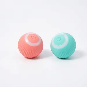 Large-Sized Smart Bouncing Ball for Pets Intelligent Jumping Rolling Interactive Dog Toy Durable USB Rechargeable Sports Activated Automatic Rolling Ball Toy for Small Medium Large Dogs