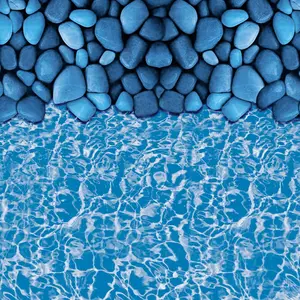 VEVOR 18-ft Round Above Ground Pool Liner, Overlap Pool Liners, Standard Gauge Vinyl, 48-to-54inch Wall Height, Designed for Steel Sided Above-Ground Swimming Pools