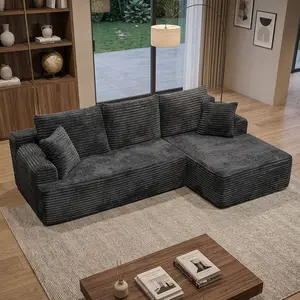 95-inch L-shaped living room design, comfortable and ready to use without assembly. Modern modular s x ofa, durable and comfortable large sofa. furniture express loungers al seccion a of cloud couches boneless sectional outdoorfun
