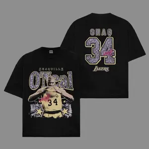 Shaquille O'Neal 34 Shirt Cotton, Shaq Fans, The Diesel Shirt, Shaq Daddy Fans, Big Aristotle Fans, Shaq Nation Fans, Basketball Shirt, Game Day Fit