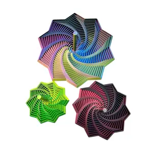 3D Printed Expanding Fidget Star - Sensory Fidget with Handle for Stress Relief & Focus Improvement