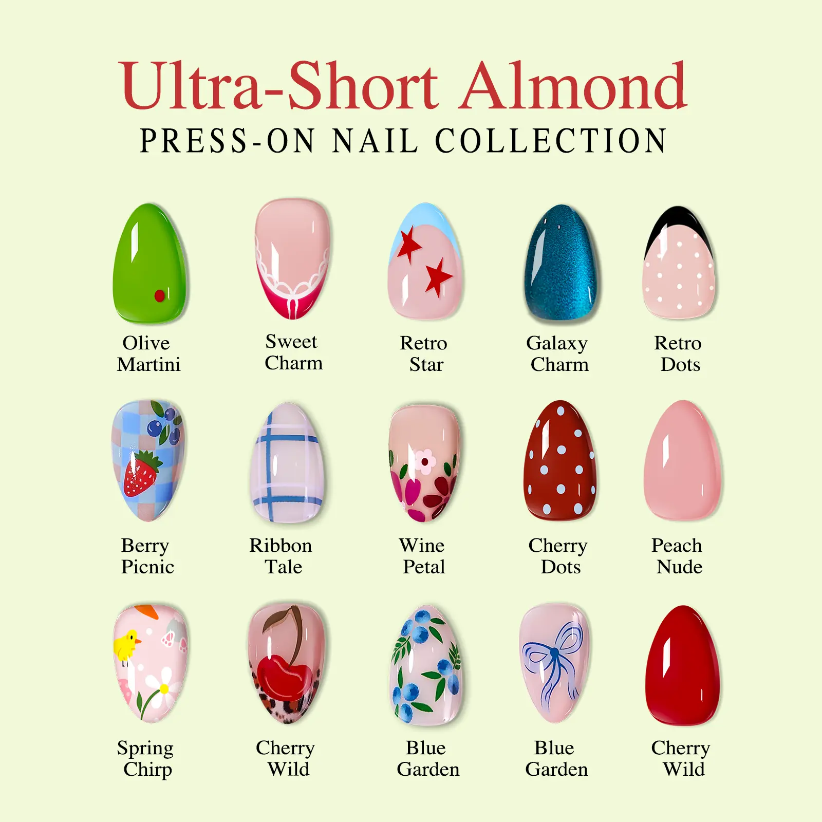 CurvLife Ultra Short Almond Press-On Nails Collection | 30Pcs | Ultra Short Almond Shape, Peach Blush Beige & Milk Nude Tones, Glossy Jelly Finish, Summervibes, Reusable & Non-Toxic, Easy Apply Salon Style for Work, Daily Wear