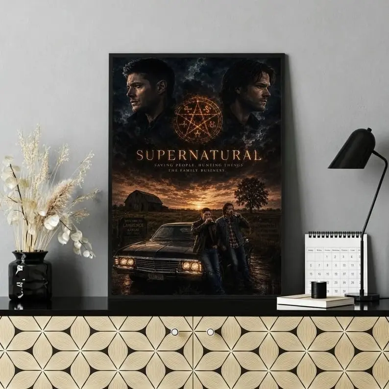 Supernatural TV Series Wall Art Poster