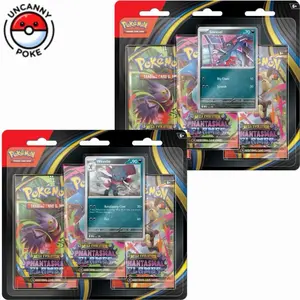Phantasmal Flames, 1 3-pack blister, random art, Pokemon
