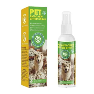 Pet Anti-Chew Bitter Spray 120ml Effective Training Solution for Dogs & Cats Deters Chewing & Licking Safe Non-Toxic Formula Alcohol-Free Plant Extracts