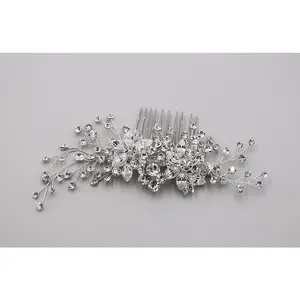 Flora Crystal Hair Comb