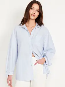 Old Navy Women's Oversized Button-Down Boyfriend Shirt