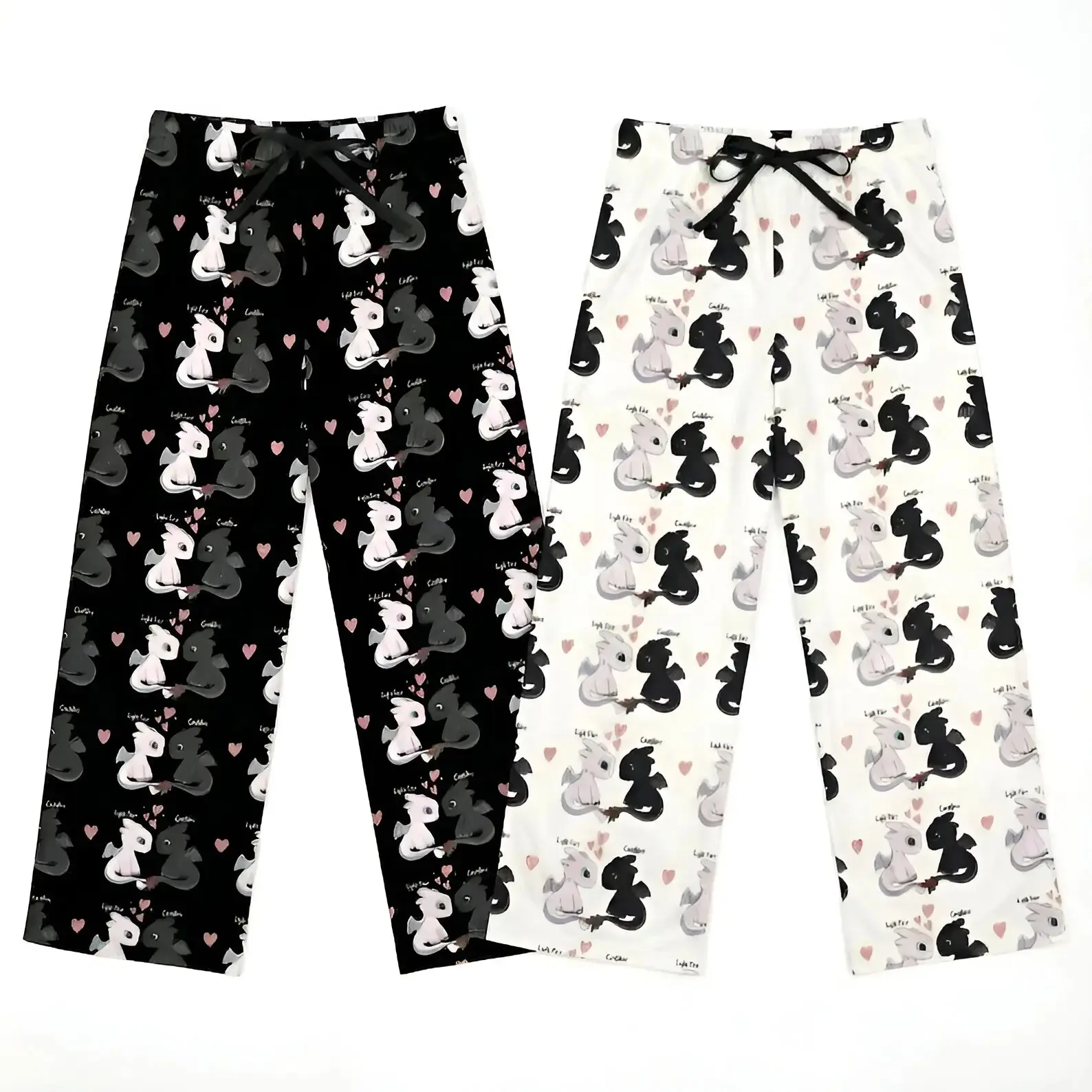 How to Train Your Dragon Pajama Pants Unisex, Toothless Night Fury Print Lounge Pants, Casual Loose Sleepwear Bottoms Women Men, Comfortable All Season Nightwear Home Pants