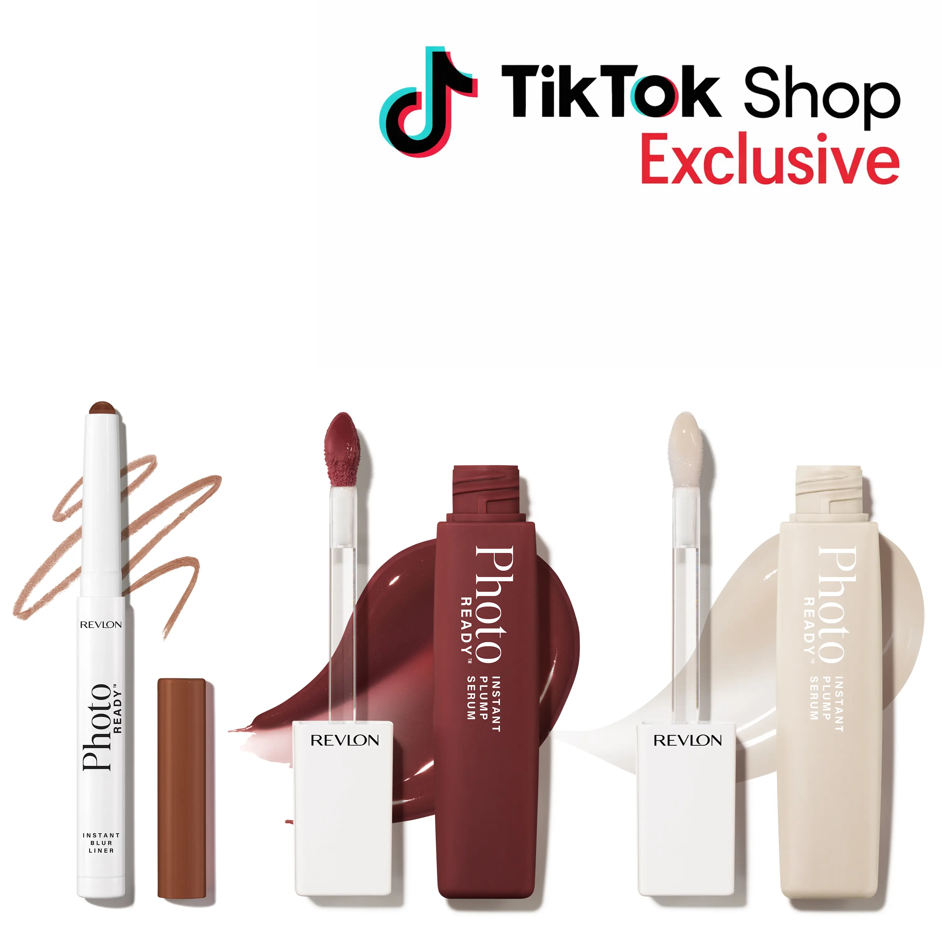 Revlon TikTok Shop Exclusive PhotoReady Lip Bundle: Instant Plump Serum Glosses & Instant Blur Liner