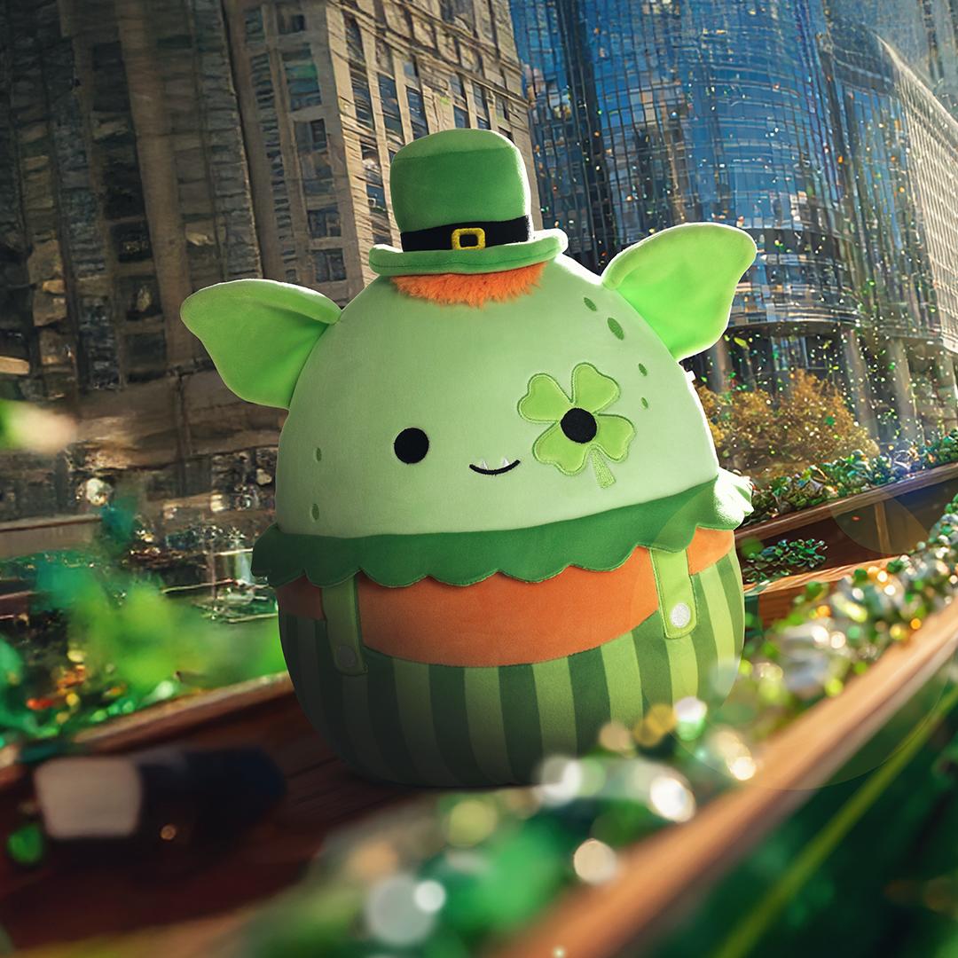 Squishmallows Select Series Denny 12-Inch St. Patrick’s Day Troll Plush – Online Exclusive