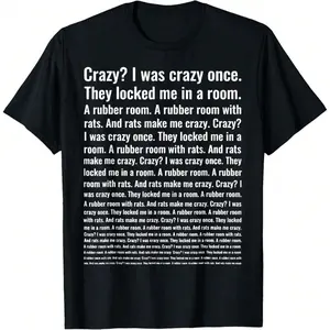 Crazy? I Was Crazy Once. Funny Trending Meme T-Shirt