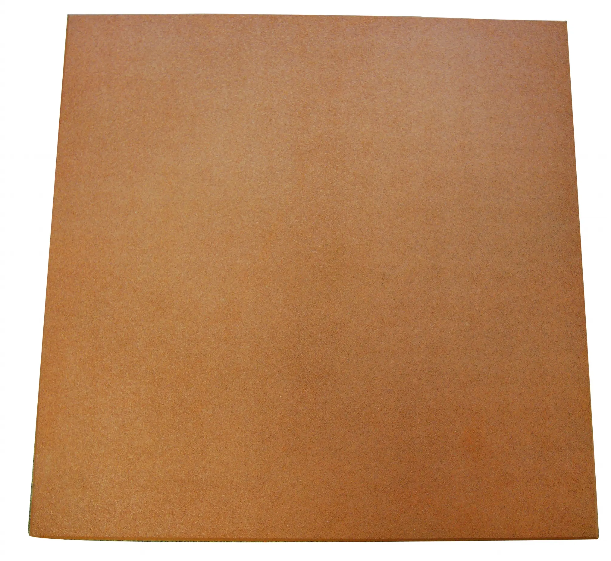 Rubber-Cal "Eco-Sport" Interlocking Flooring Tiles - 3/4in x 19.5in x 19.5in - Rubber Tile - Red
