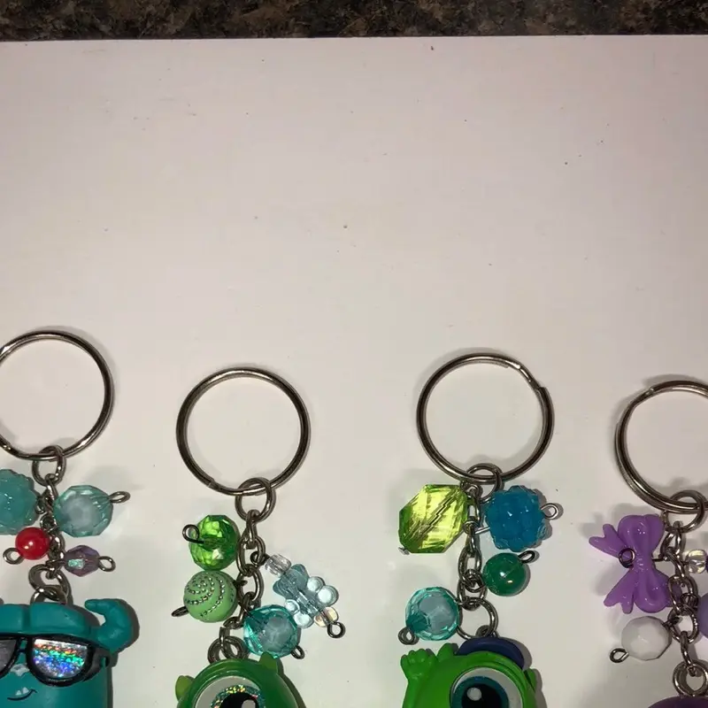 Scare monsters keychains