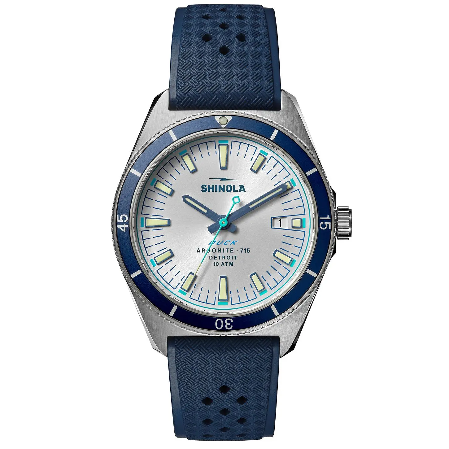 Shinola Duck 40mm Watch in Alabaster