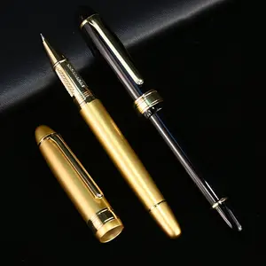 1 pc fountain pen, 0.5 mm nib, twist cap, heavy metal look, for business and office use, electroplated finish, fine craftsmanship, includes ink sac, 2.6 mm diameter, suitable for students and organizations, ideal as a holiday gift—Valentine’s Day, back-to