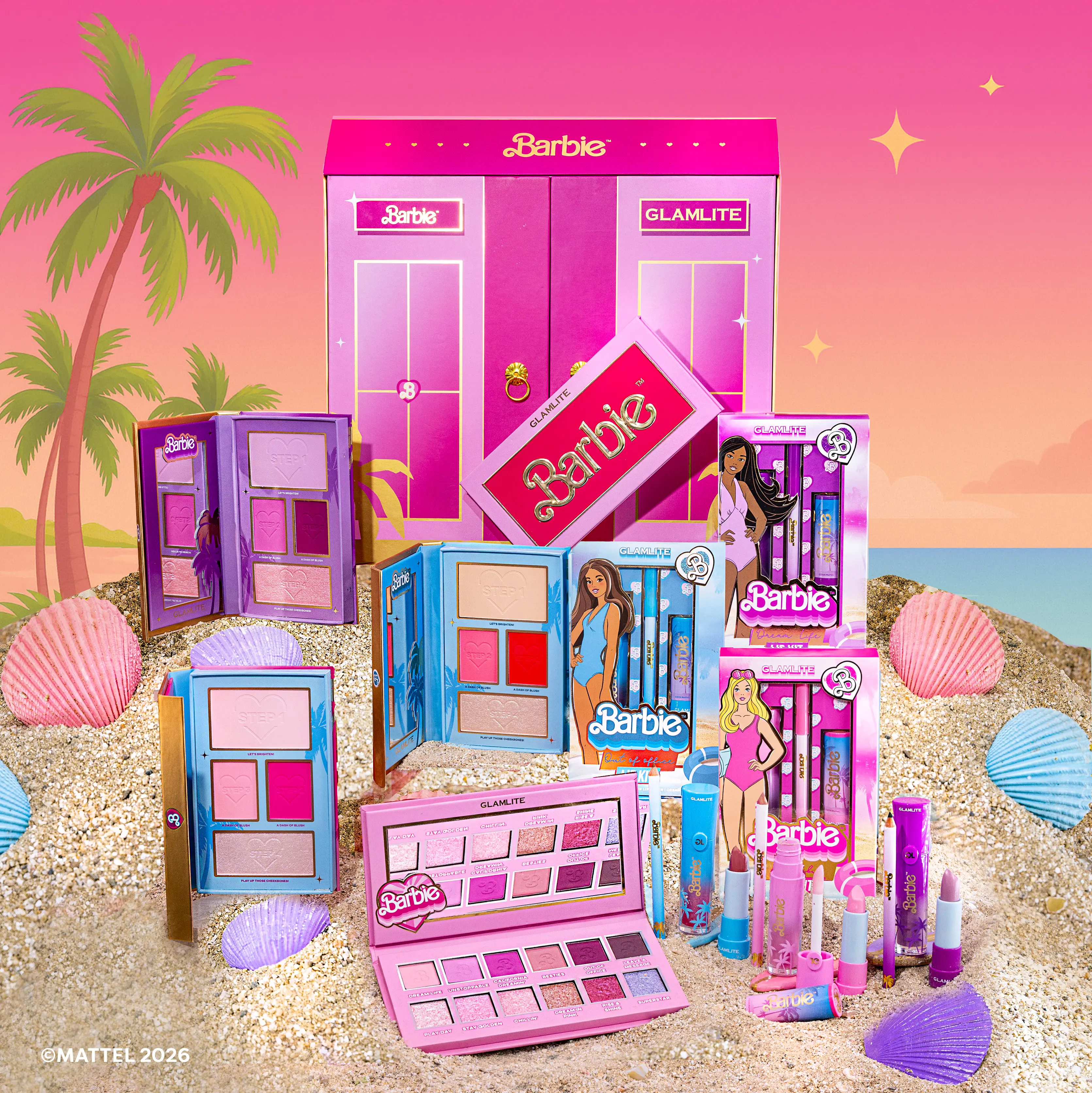 Barbie x Glamlite Makeup Set