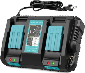 For Makita DC18RD 18V LXT Li-Ion Dual Bay Rapid Optimum Fast Battery Charger