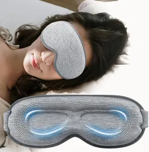 eighted Eye Mask Cover for Sleeping - Eye Masks for Sleep with Adjustable Strap, Lash Extension Eye Covers for Women Men, 3D Contoured, Plane Travel Essentials, Blindfold for Meditation