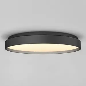 Celestia 15 in. modern LED flush mount light with remote