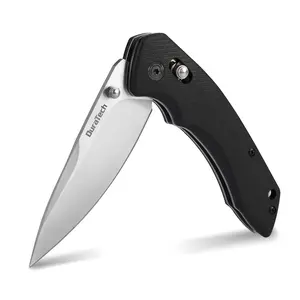 #SpringGlowUp DURATECH Folding Pocket Knife, EDC Pocket Knife with Stainless Steel Blade, G10 Handle Folding Knives, Drop Point Blade, Carry Pocketclip