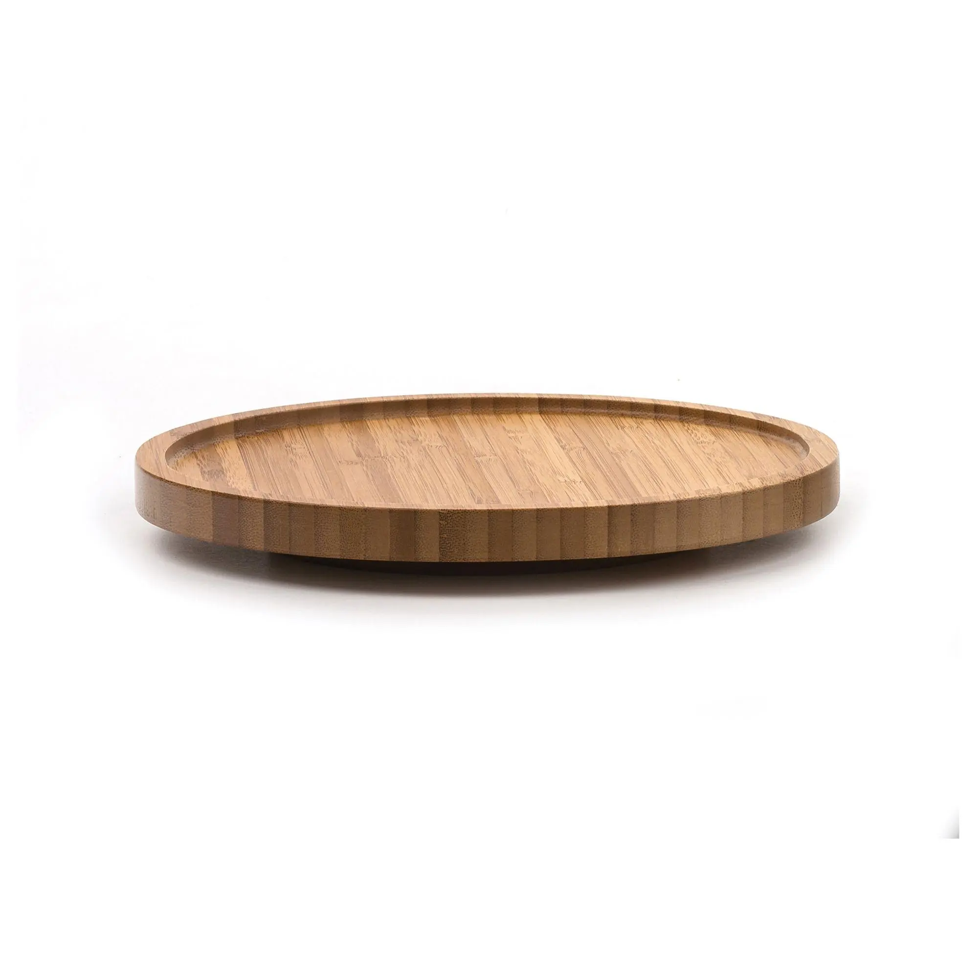 Bamboo Kitchen Organizing Tool Crock, Rotating Turntable