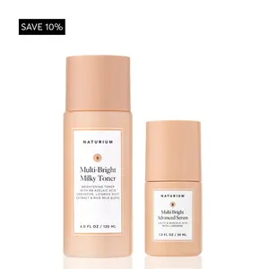 Naturium The Ultimate Brightening Duo, Multi-Bright Milky Toner and Multi-Bright Advanced Serum
