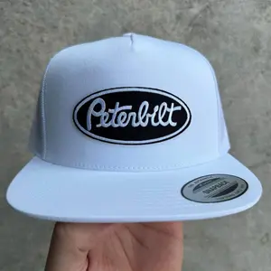 Peterbilt Vintage Snpaback Trucker Hat, Unisex Adjustable Snapback Trucker Hat – Summer Beach & Sports Cap with Mesh Back