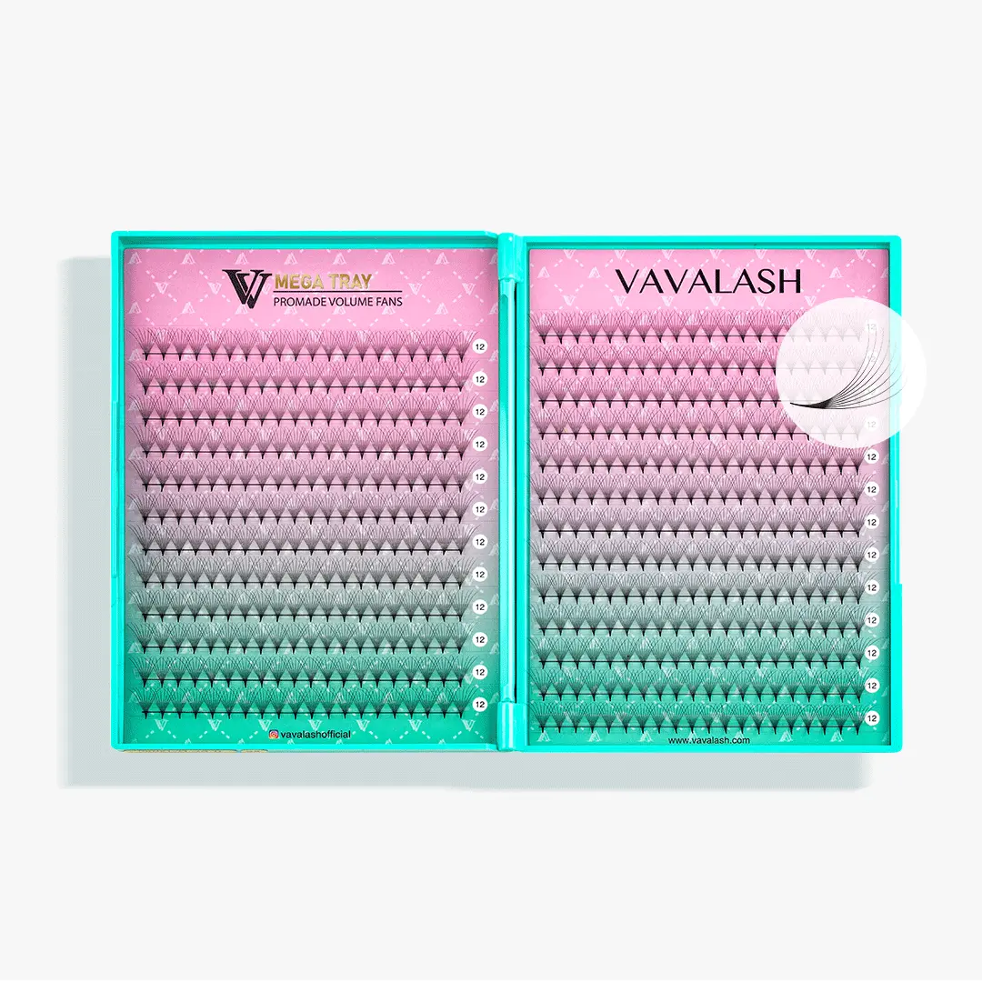 vavalash 8D LASHBOOK Promade Volume Fans - 500 Fans 0.07MM