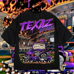 Retro Texas Slab Culture Graphic Wash Tee, Houston Swishers & Elbows Streetwear, Retro 90s, Oversized Washed Black Shirt, Must-have for Summer, Gifts for Your Husband, Shirt for Men Menswear Crewneck