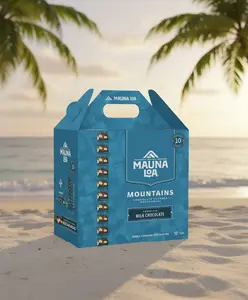 Mauna Loa Milk Chocolate Covered Macadamias - Premium Hawaiian Indulgence (4.3 oz, Pack of 10 Boxes)