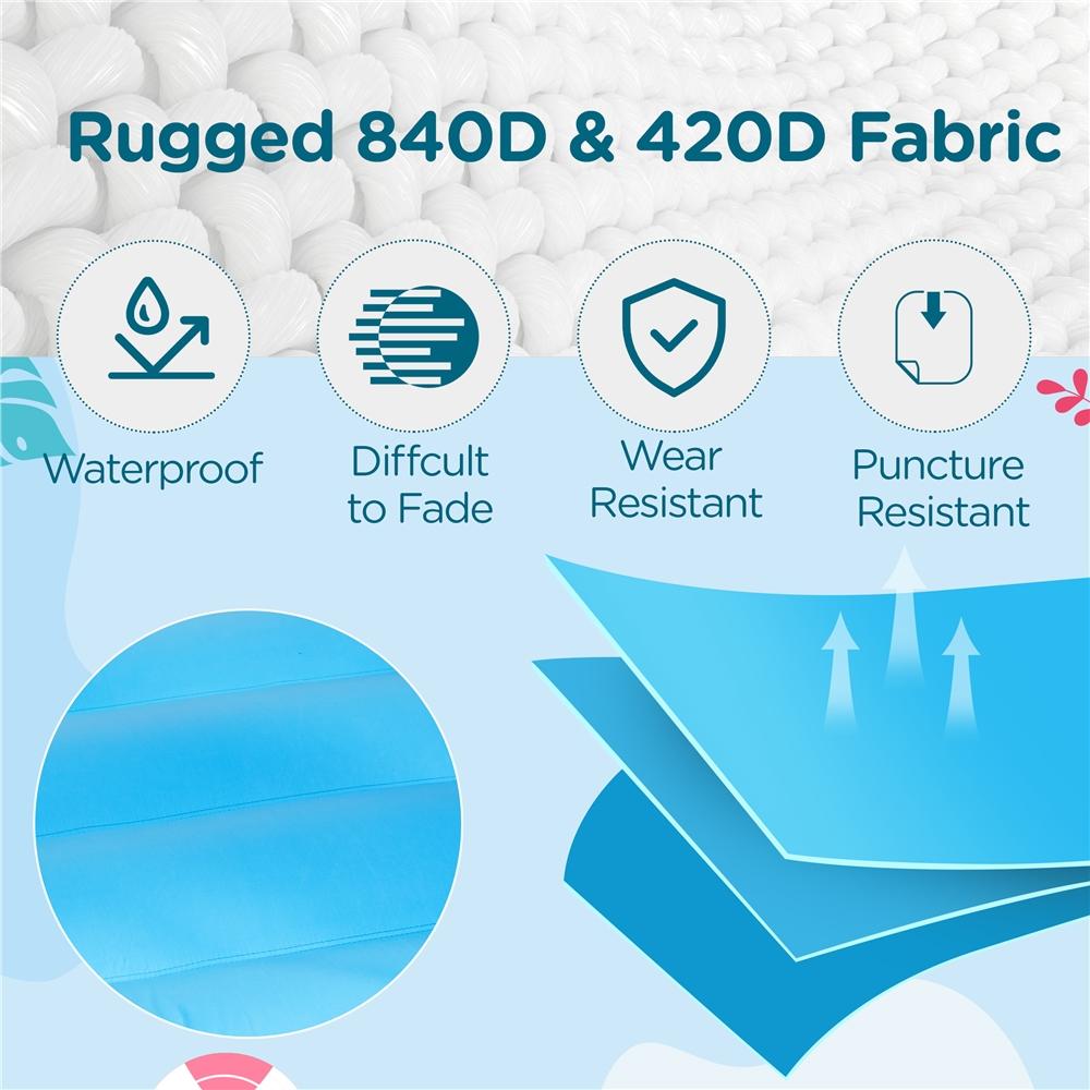 Yaheetech 8-in-1 Inflatable Bounce House with Splash Pool, Slide, Climbing Wall, and Market Stand for Kids Ages 3-10, 520W Blower, Portable & Multifunctional Playground Set