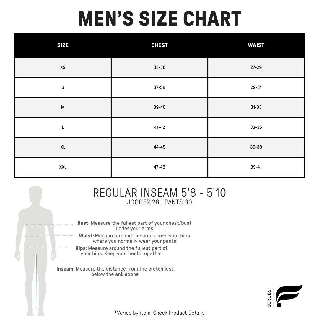 Fabletics Men's Foundation 4-Pocket Scrub Jacket