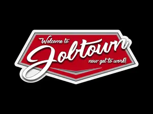 Welcome to Jobtown Firefighter Sticker Set- Includes Two 1"x3" Decals for Helmets & Lockers