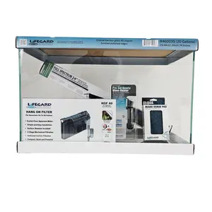 Ultra Low Iron Glass Rimless Aquarium Kit Fish Tank Stand Fish Tank