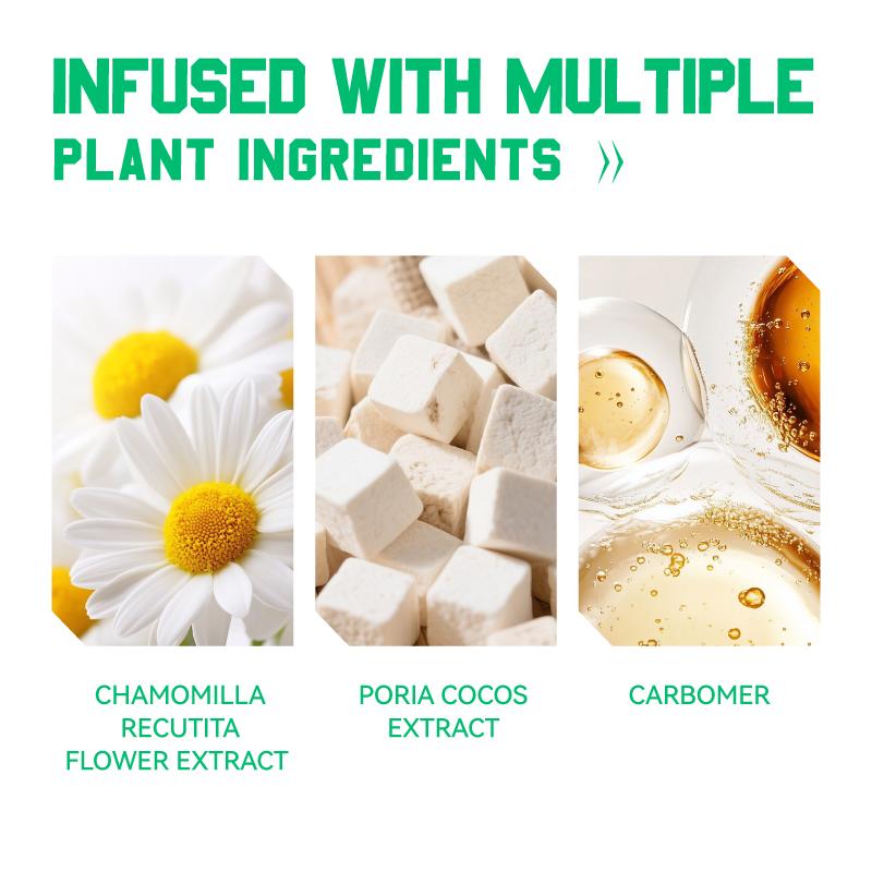 Greenvebis 8 Care Gel, featuring herbal extracts for soothing and nourishing, is gentle and non-irritating. The herbal formula is easily absorbed.