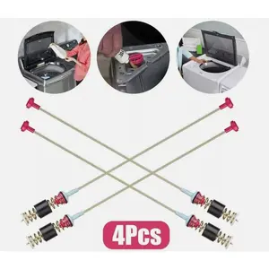 4-Pack Washer Suspension Rod Damper, Compatible with Samsung DC97-05280W, Durable & Easy-to-Install for Enhanced Washing Machine Stability